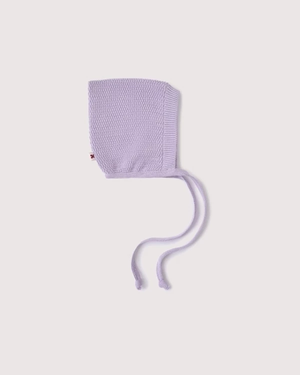 Шапочка Elf из хлопка вязаная Лиловый