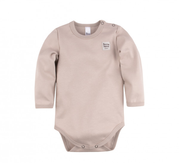 Боди с длинным рукавом Бежевый 