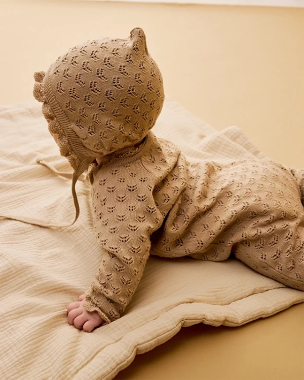 Чепчик детский Бежевый