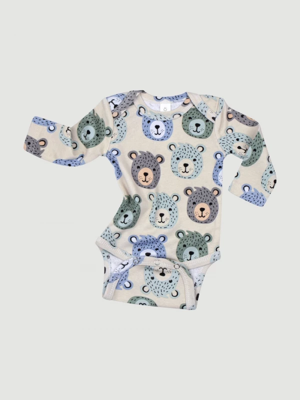 Боди Mjölk Grizzly Bears с длинным рукавом