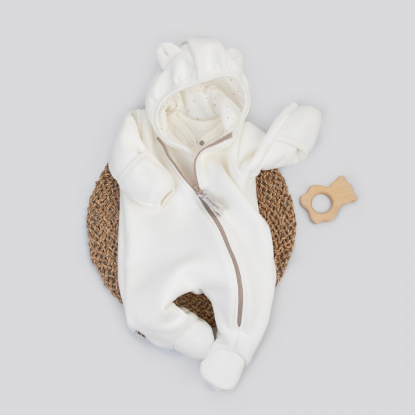 Комбинезон "Новый Пикколино-1", футер, сахар с бежевым