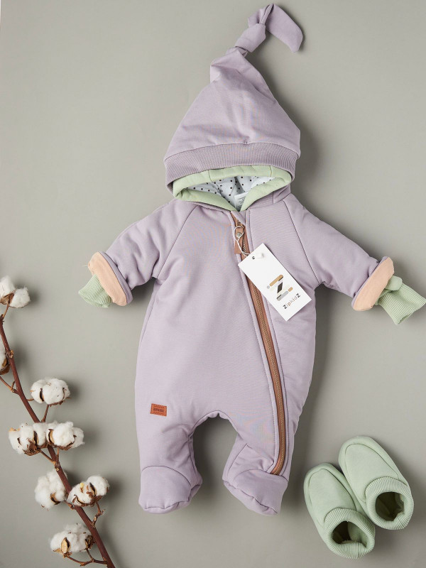 Утеплённый комбинезон Хипстер Серый