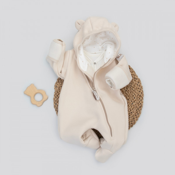 Комбинезон "Новый Пикколино-1", футер, крем-брюле