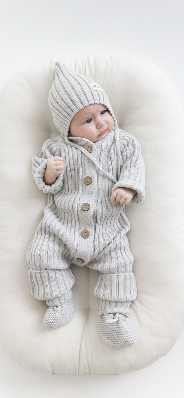 Комплект 3в1 лапша из 100% органического хлопка Стальной 