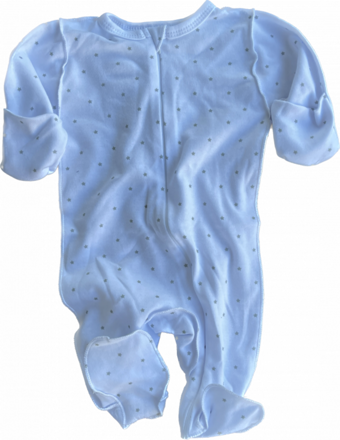 Слип на молнии Звезды Серые