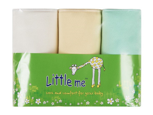 Пеленка теплый трикотаж комплект 3 штуки 90x120 см Нейтральные