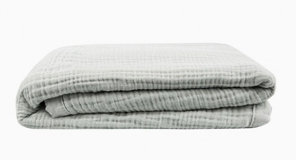 Плед из муслина однотонный Мята