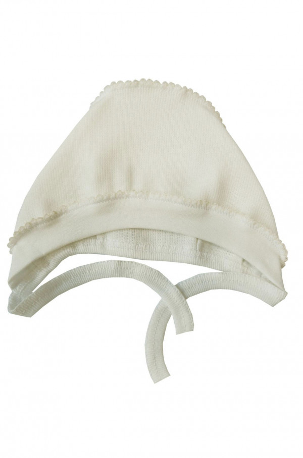 Чепчик селаник однотонный начес Экрю 