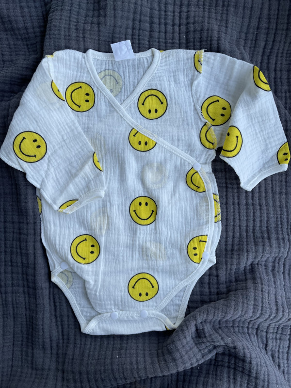 Боди из муслина Жатка Смайлик 
