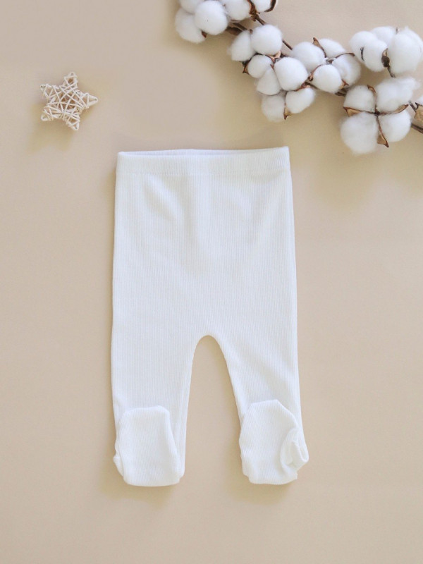 Штанишки для малыша (кашкорсе) Молочный 