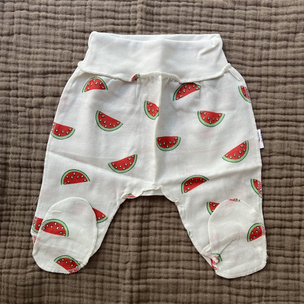 Ползунки из муслина Арбуз 