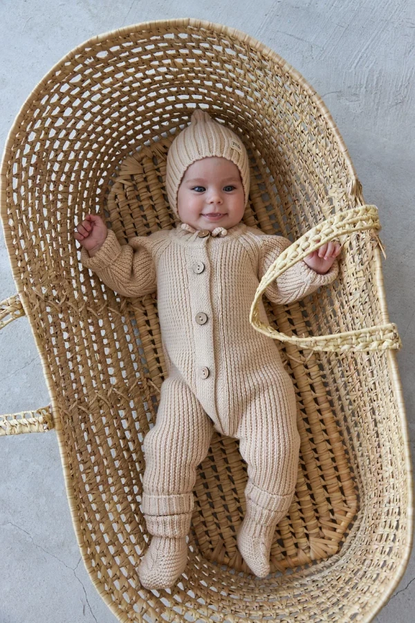 Комплект 3в1 классический из меринос-кашемира Бежевый 