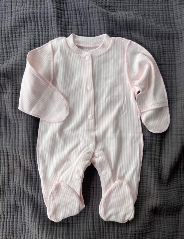  Комбинезон нательный лапша Нежно-розовый