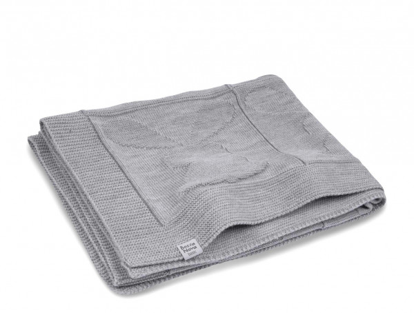 Плед для новорожденных Зайка Серый 120*85 см