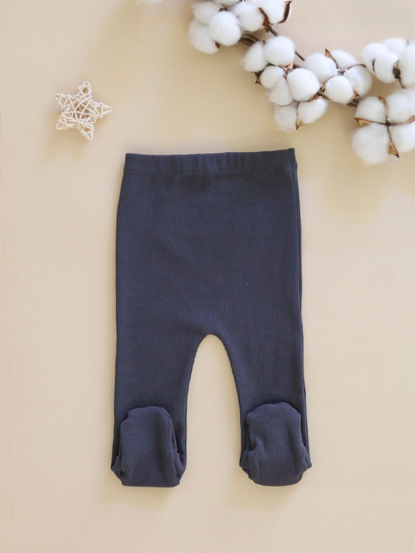 Штанишки для малыша (кашкорсе) Темно-серый 