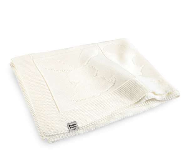  Плед для новорожденных Зайка Молочный 120*85 см