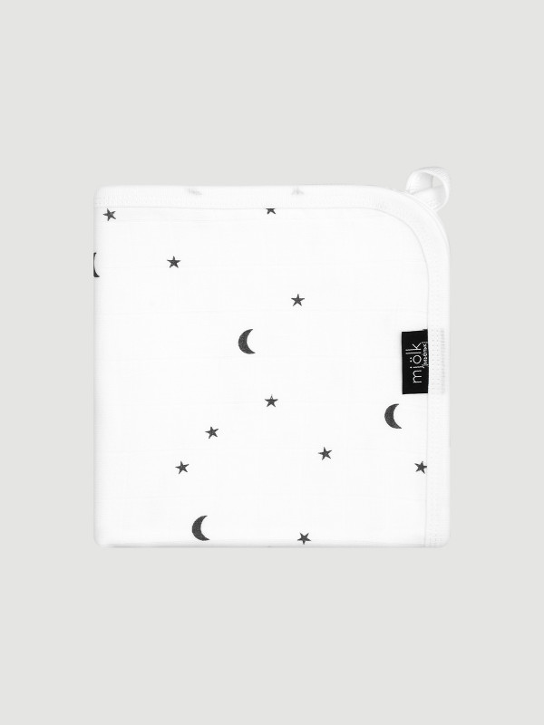 Муслиновое лёгкое одеяло Mjölk Ночное небо 110*110 см 