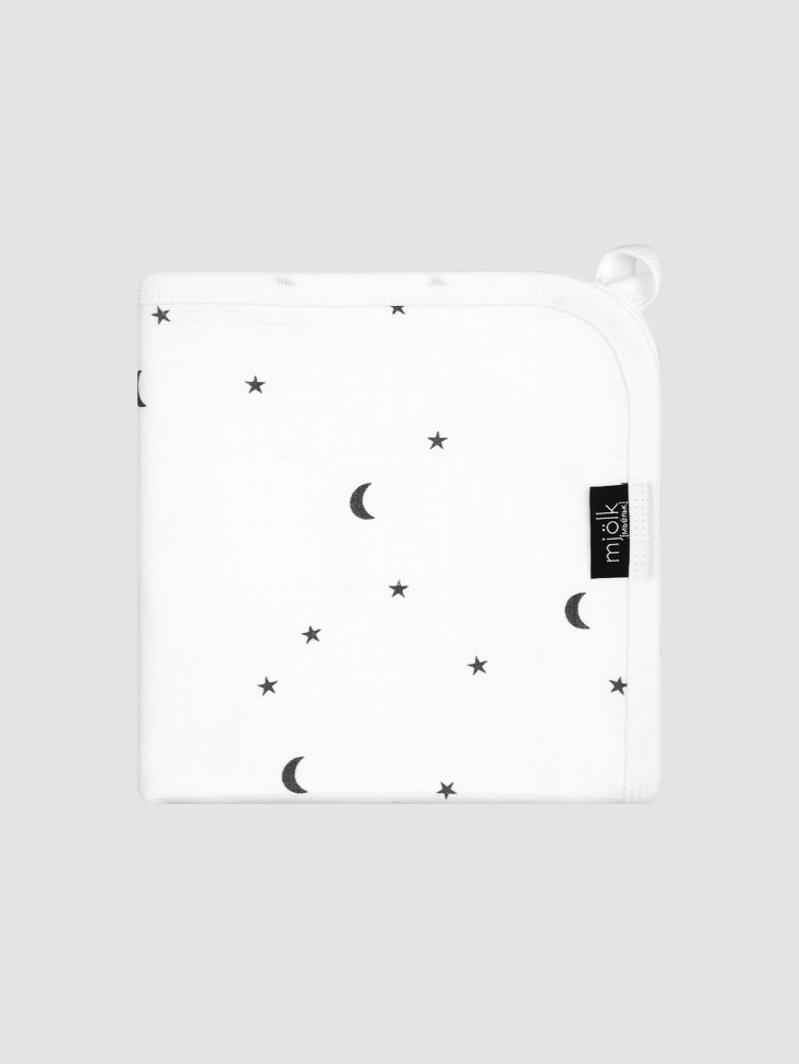 Муслиновое лёгкое одеяло Mjölk Ночное небо 110*110 см Муслиновое лёгкое одеяло Mjölk Ночное небо 110*110 см