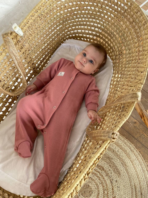 Слип на кнопках  Пудра 