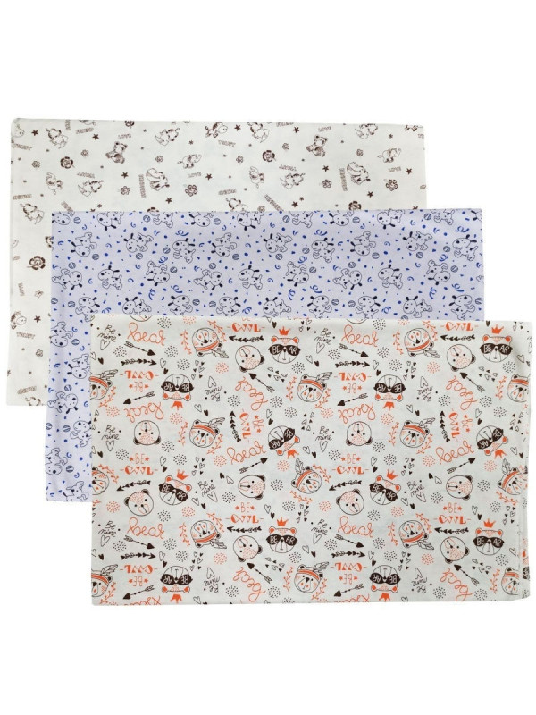 Пеленки трикотажные 90х120 см/3 шт.