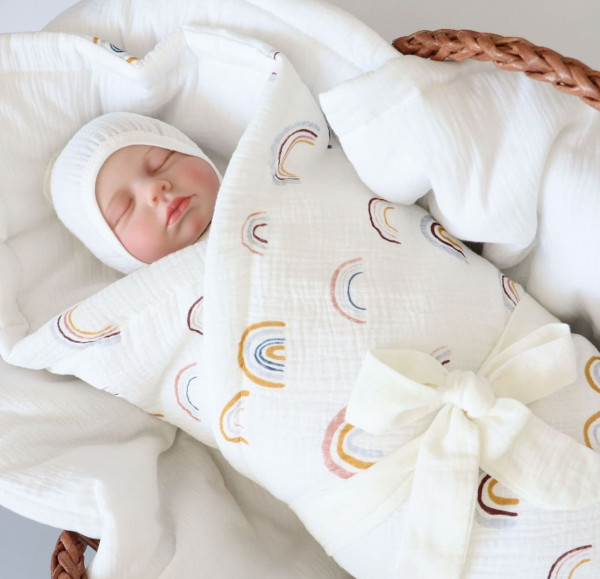 Комплект из муслина Радуга 