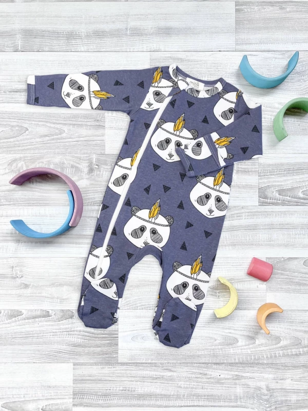Комбинезон Mjölk Sleep and Play Панды