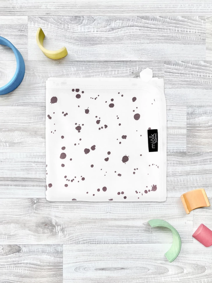 Двусторонний плед Mjölk Кляксы 120*85 см Двусторонний плед Mjölk Кляксы 120*85 см