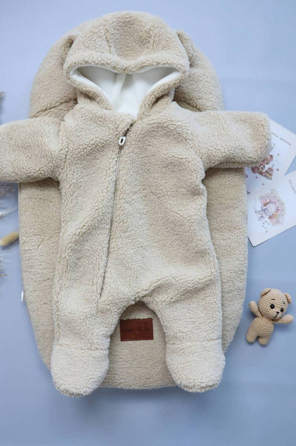 Конверт комплект Тедди с ушками Бежевый 