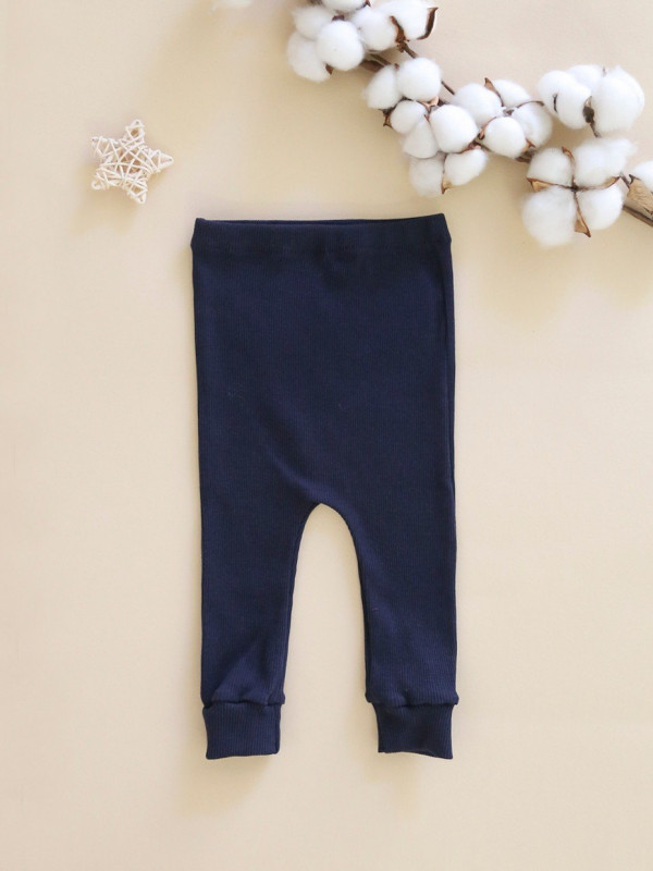 Штанишки для малыша (кашкорсе) Темно-синий