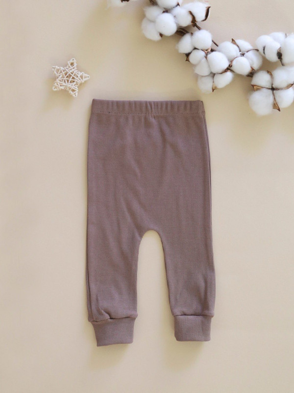 Штанишки для малыша (кашкорсе) Шоколад