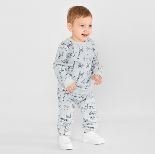 Костюм детский свитшот и брюки «Облака» 