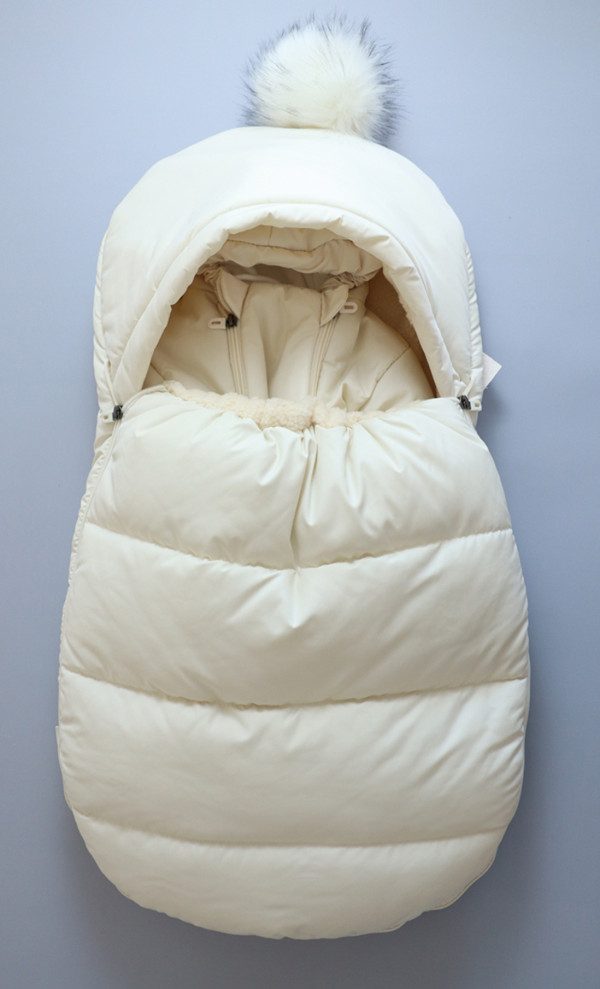 Комплект конверт с комбезом Бубон Айвори 