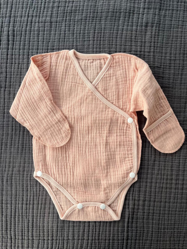 Боди жатка из муслина Пудра