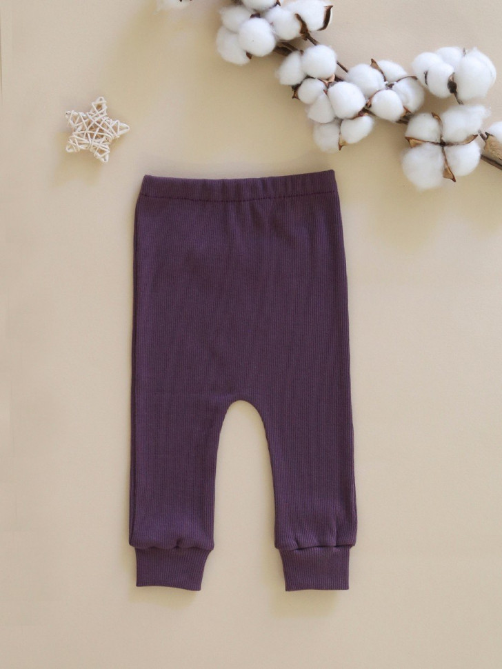 Штанишки для малыша (кашкорсе) Фиолетовый