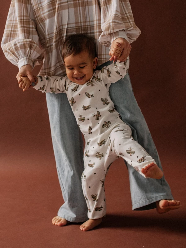 Комбинезон Mjölk Самолёты, на окантовке