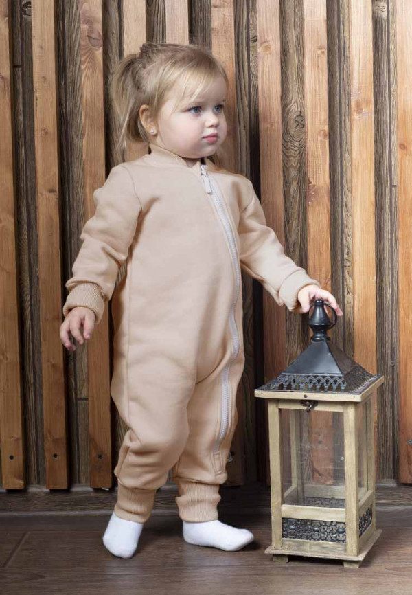 Комбинезон с начесом "Урбан" Бежевый