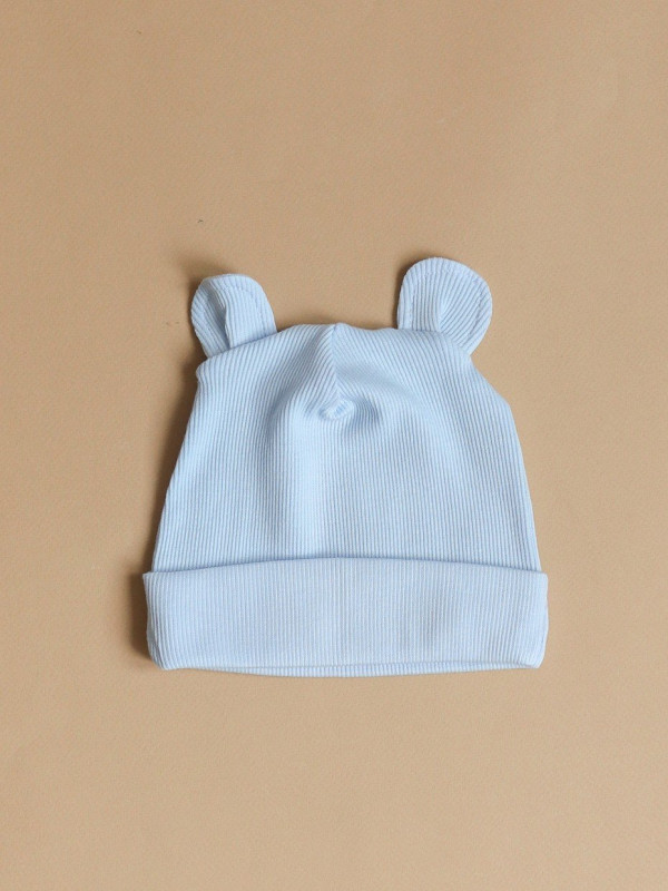 Шапочка (кашкорсе) небесно-голубой