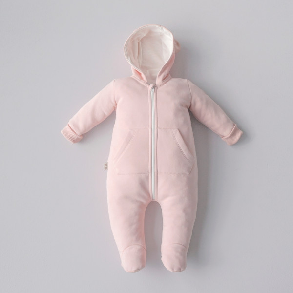 Комбинезон "Орсетто" футер Розовая пудра