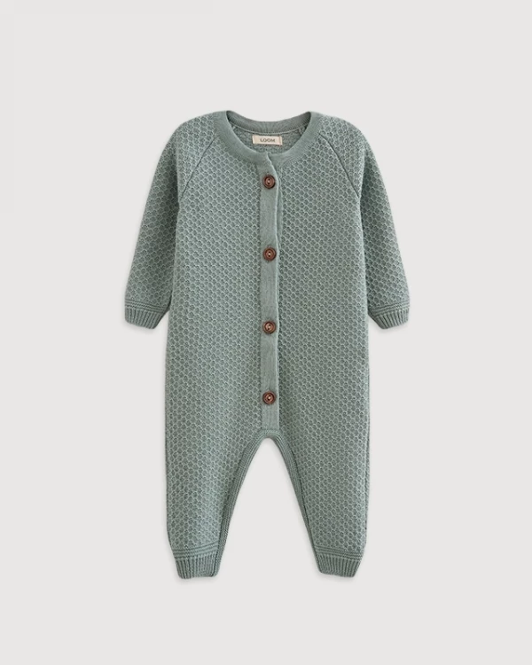 Комбинезон текстурный Серо-зеленый