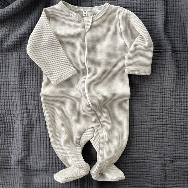 Комбинезон нательный "Вафелька" Молочный 