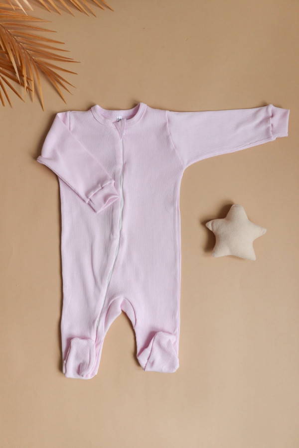 Комбинезон на молнии (Кашкорсе) Нежно-розовый