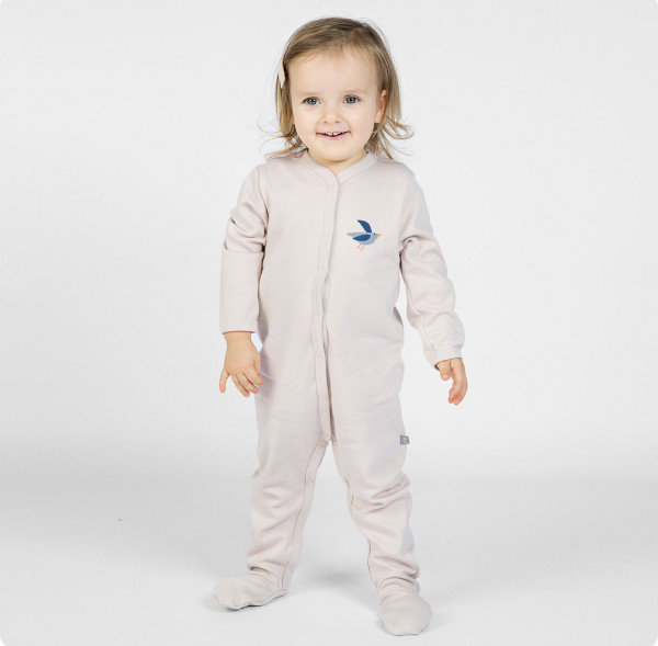 Комбинезон с закрытыми ножками «Облака» Бежевый 