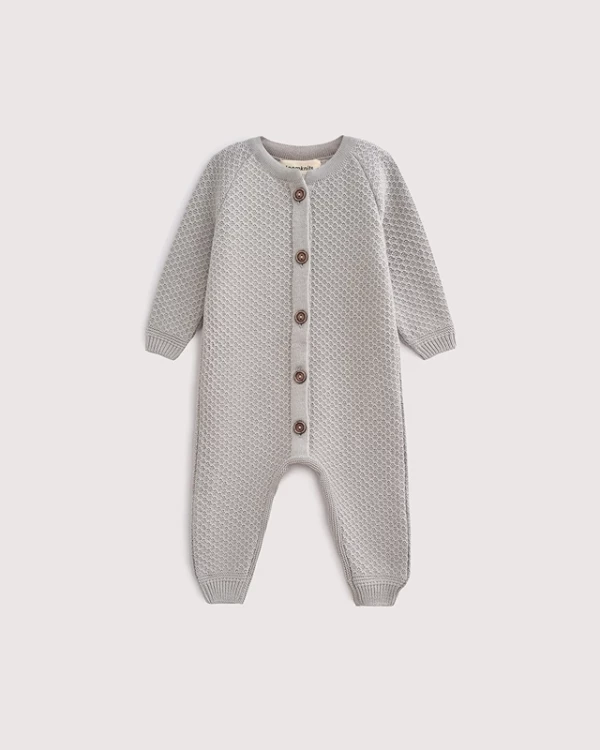 Комбинезон текстурный Светло-серый