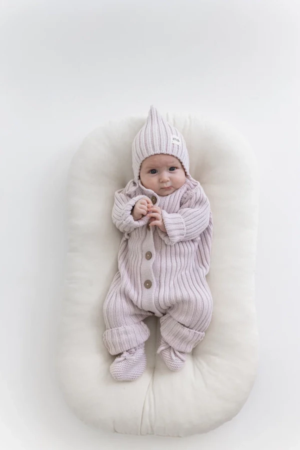 Комплект 3в1 лапша из 100% органического хлопка Лавандовый 