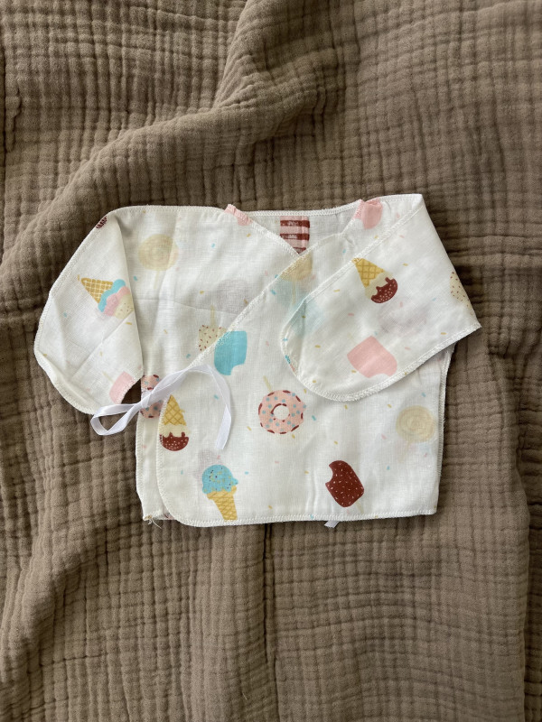 Распашонка из муслина Мороженное 