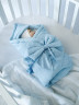 Конверт-одеяло на выписку стеганое Демисезон Голубой 