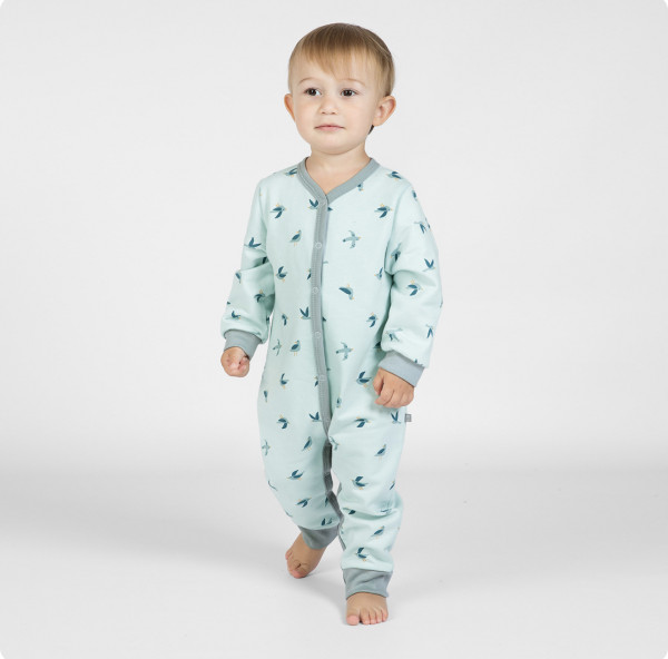 Комбинезон с открытыми ножками «Облака» Голубой 