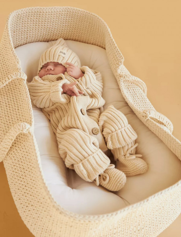 Комплект 3в1 лапша из 100% органического хлопка Бежевый 