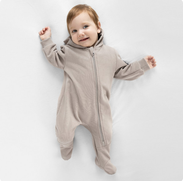  Комбинезон с капюшоном «Пастила» Бежевый 