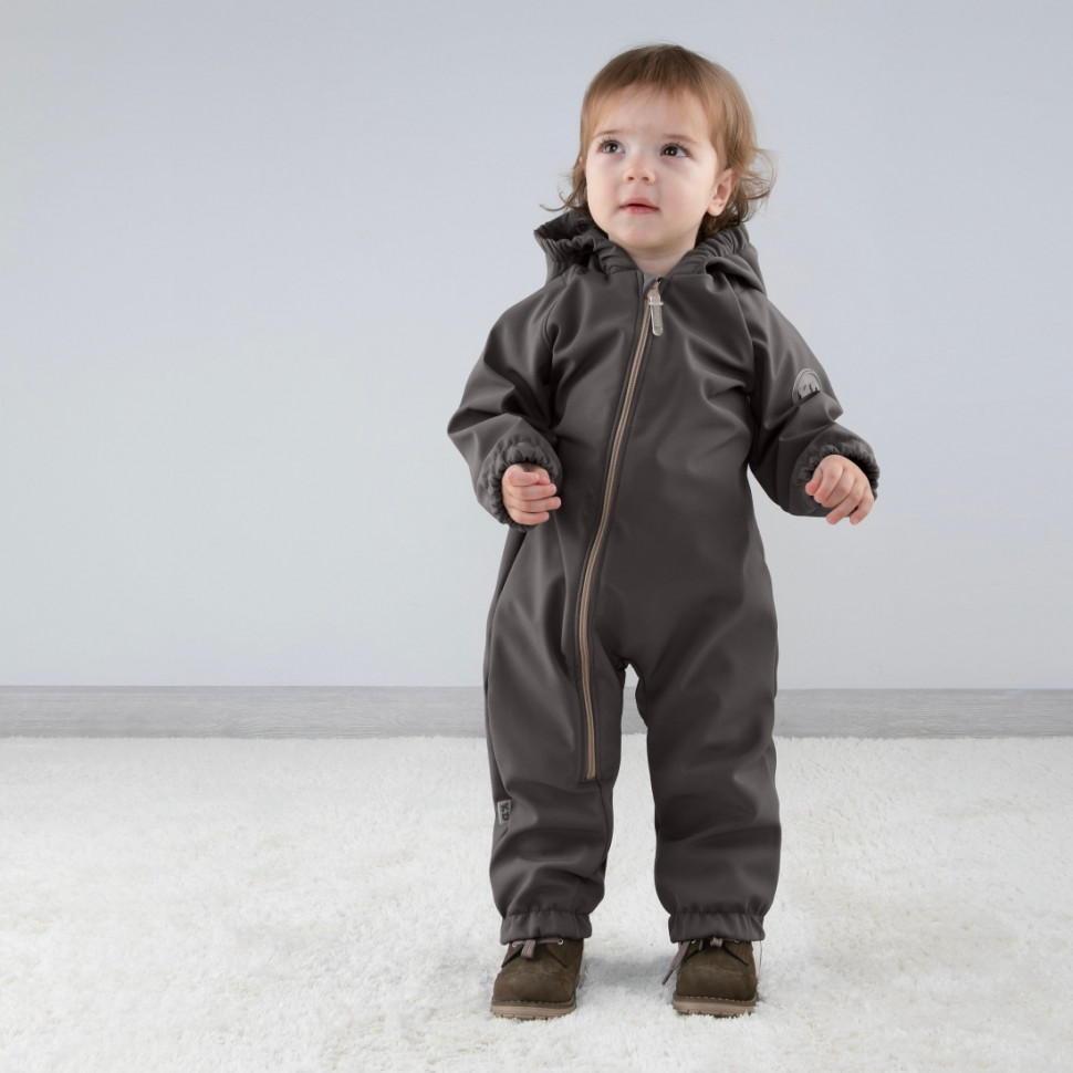 Комбинезон "Софтшелл-2", открытый, демисезонный, графит